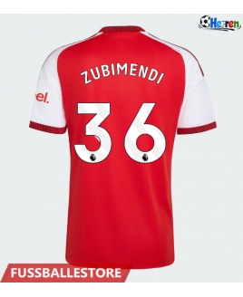 Günstige Arsenal Martin Zubimendi #36 Heimtrikot 2026-27 Kurzarm